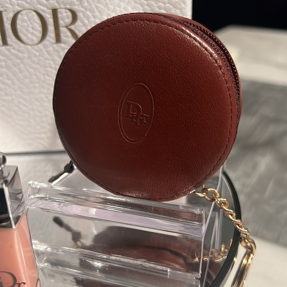 AUTHENTIC VINTAGE DIOR LEATHER KEYRING COIN POUCH BUNDLE - Picture 3 of 15